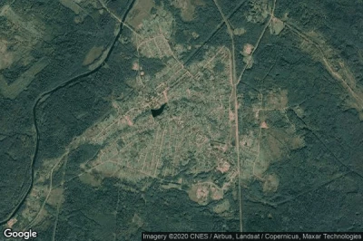 Vue aérienne de Ugra