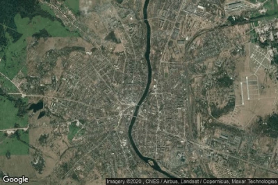 Vue aérienne de Torzhok