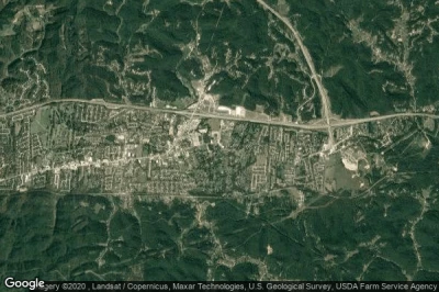 Vue aérienne de Teays Valley