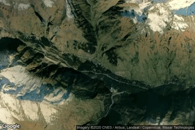 Vue aérienne de Terskol