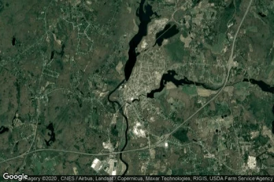 Vue aérienne de Jewett City