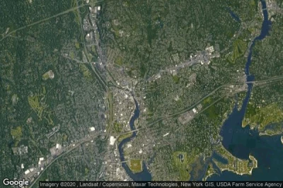 Vue aérienne de Norwalk