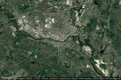 Vue aérienne de Willimantic
