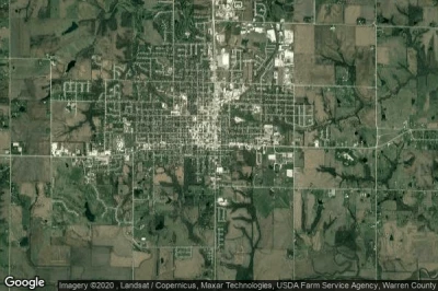 Vue aérienne de Indianola