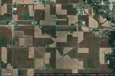 Vue aérienne de Iowa