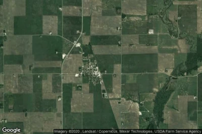 Vue aérienne de Kossuth County