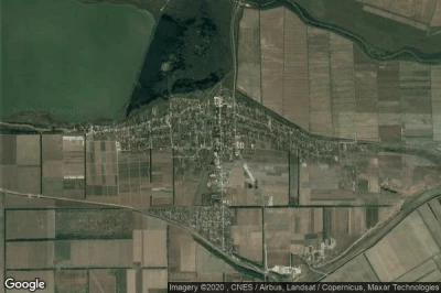 Vue aérienne de Strelka