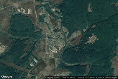 Vue aérienne de Staraya Sitnya