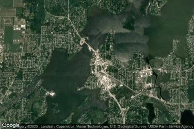 Vue aérienne de Fox Lake