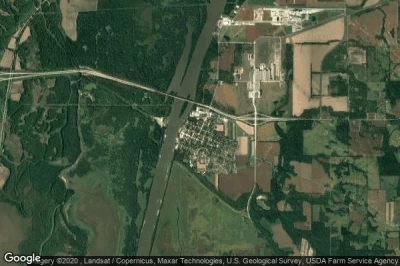 Vue aérienne de Hennepin