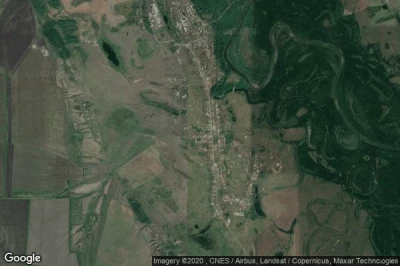 Vue aérienne de Spiridonovka