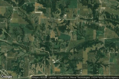 Vue aérienne de Knox County