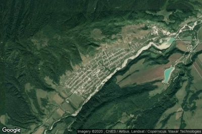 Vue aérienne de Kashkhatau