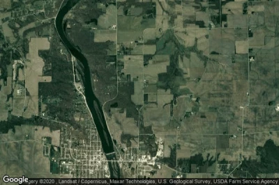 Vue aérienne de Ogle County