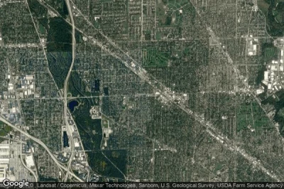 Vue aérienne de Park Ridge