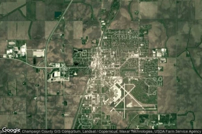 Vue aérienne de Rantoul