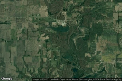 Vue aérienne de Vermilion County