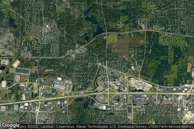 Vue aérienne de Warrenville