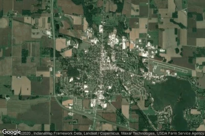 Vue aérienne de Fulton County
