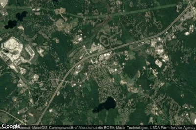 Vue aérienne de Littleton Common