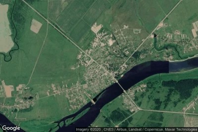 Vue aérienne de Shimsk