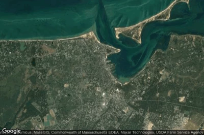 Vue aérienne de Nantucket