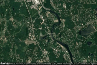 Vue aérienne de Tyngsboro