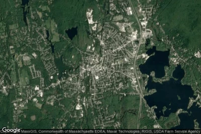 Vue aérienne de Webster