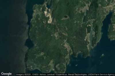 Vue aérienne de Cape Rosier