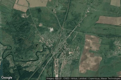 Vue aérienne de Semibratovo