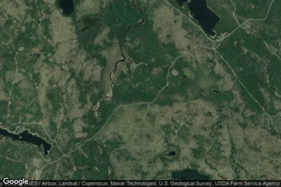 Vue aérienne de Piscataquis County