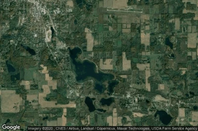 Vue aérienne de Hillsdale County