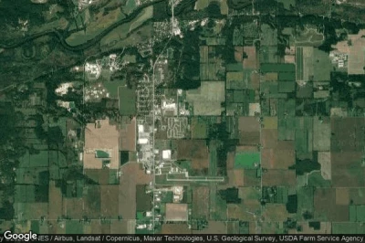 Vue aérienne de Ionia County