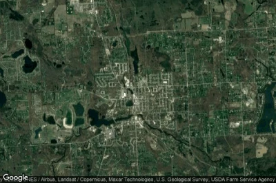 Vue aérienne de Milford