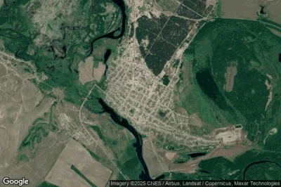 Vue aérienne de Rudnya