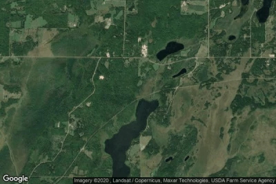 Vue aérienne de Aitkin County