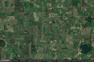 Vue aérienne de Carver County