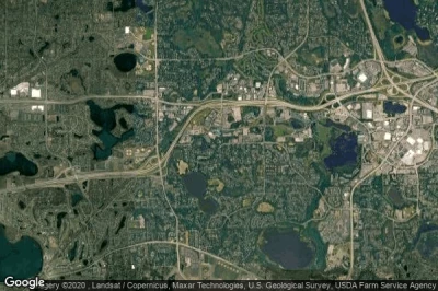 Vue aérienne de Eden Prairie