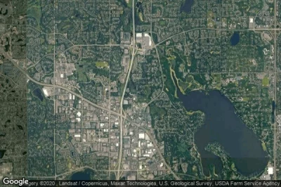 Vue aérienne de Hennepin County