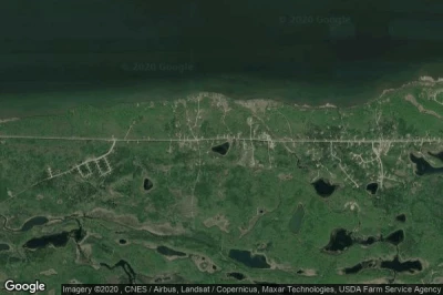 Vue aérienne de Little Rock