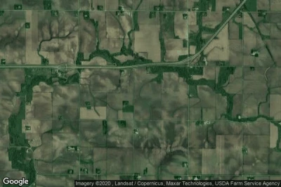 Vue aérienne de Mower County