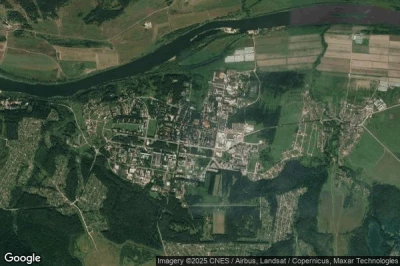 Vue aérienne de Pushchino