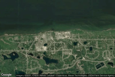Vue aérienne de Red Lake
