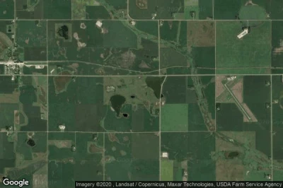 Vue aérienne de Stevens County