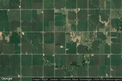 Vue aérienne de Adams County