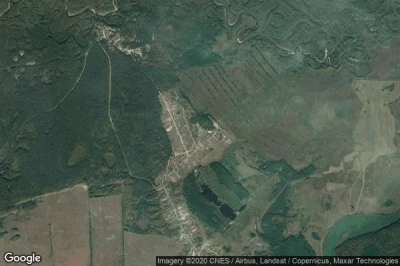 Vue aérienne de Papushevo