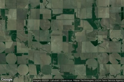 Vue aérienne de Dawson County