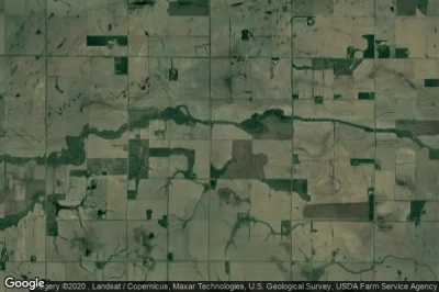 Vue aérienne de Dodge County