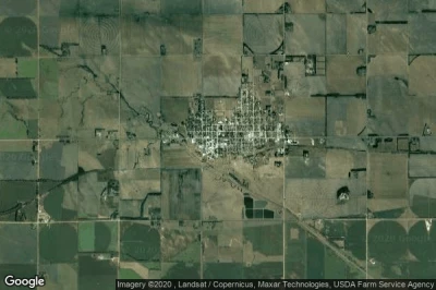 Vue aérienne de Plainview