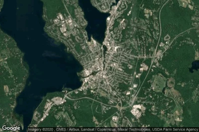 Vue aérienne de Laconia